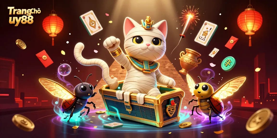 Experience the exhilarating world of gambling at Trang Chủ uy88 with a dynamic casino illustration