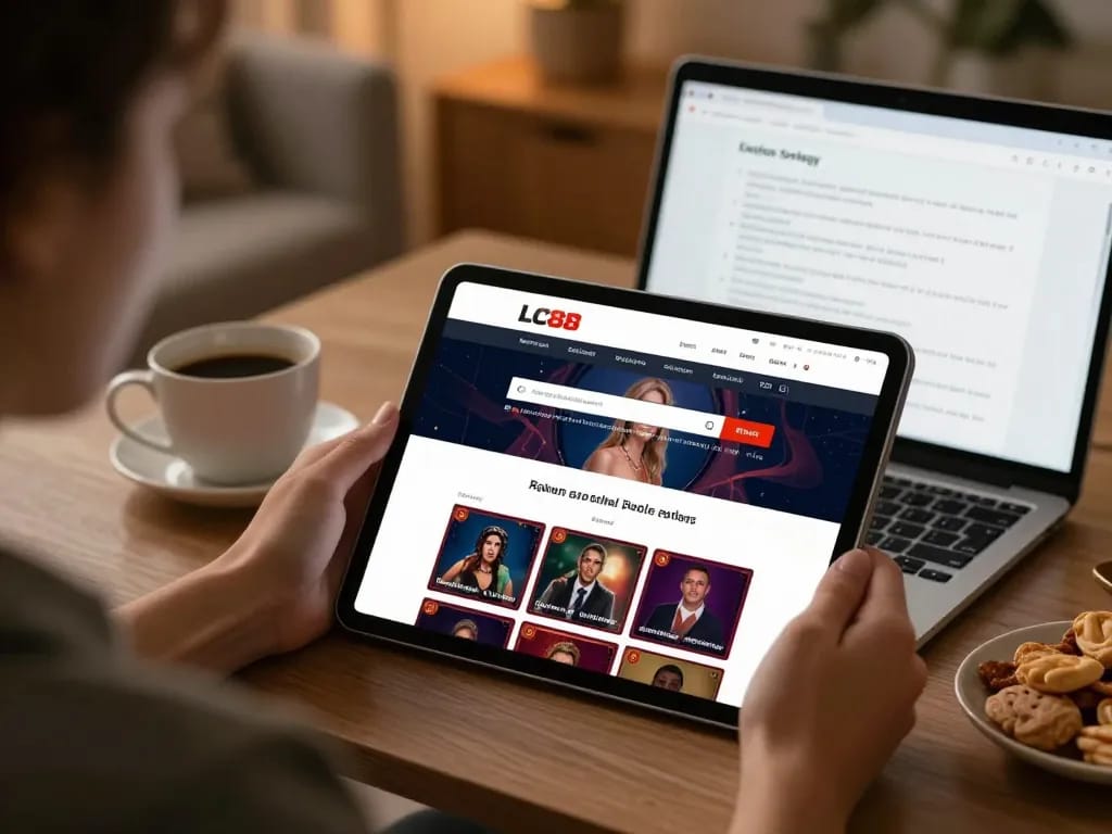 Play online casino games on LC88 platform while enjoying a cozy home atmosphere