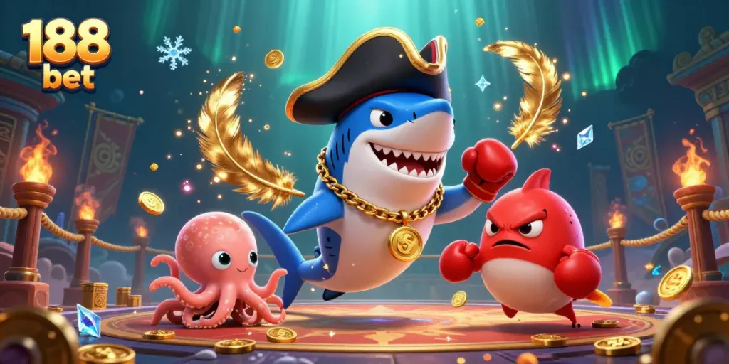 Experience thrilling chances at 188 bet with a lively casino adventure featuring playful characters.