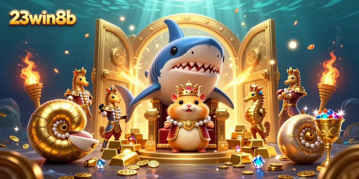 Experience exciting gaming adventures with 23win8b, featuring vibrant characters and casino elements.