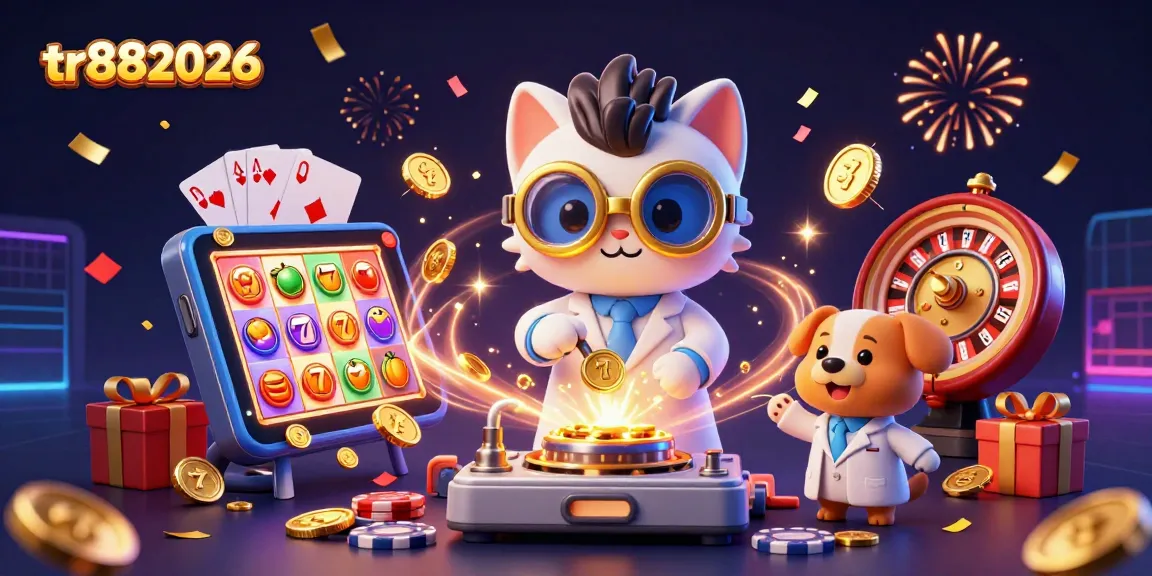 Experience thrilling wins with tr882026 in this vibrant casino scene featuring games aplenty.