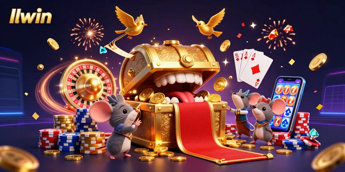 Experience thrilling gaming at llwin with a vibrant, animated casino scene showcasing dynamic games and rewards.