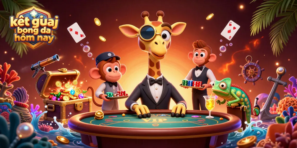 Stream exciting kết quả bóng đá hôm nay with a high-roller giraffe enjoying the game in style.