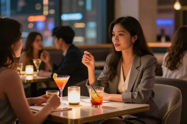 퀸알바 관련 정보와 함께 강남의 유흥 가게에서 즐거운 시간을 보내는 여성들