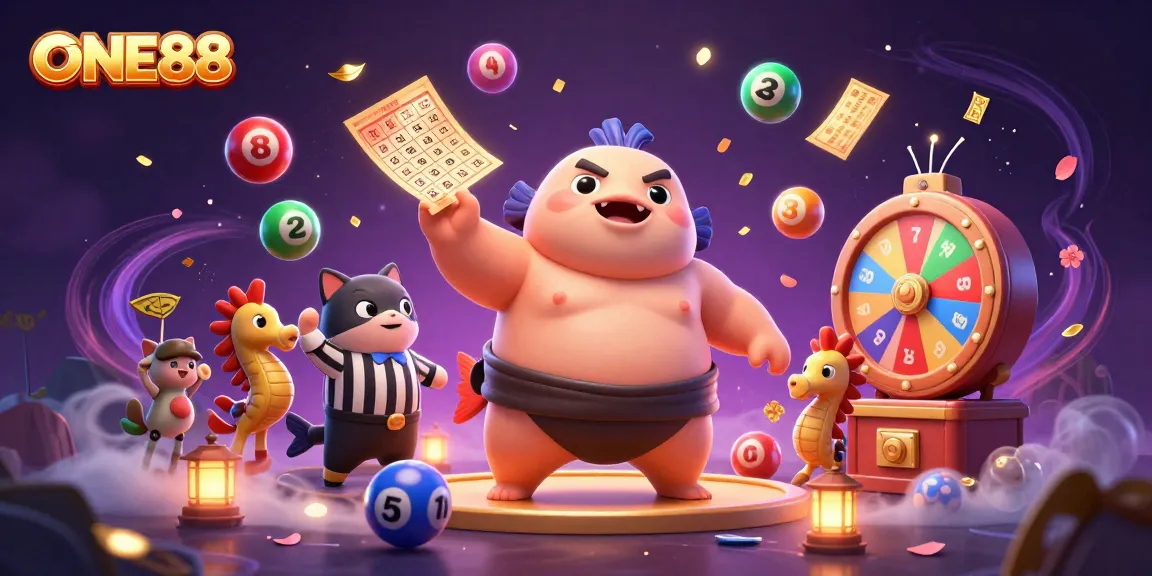 ONE88's vibrant underwater scene with fugu, catfish, and thrilling gambling elements.
