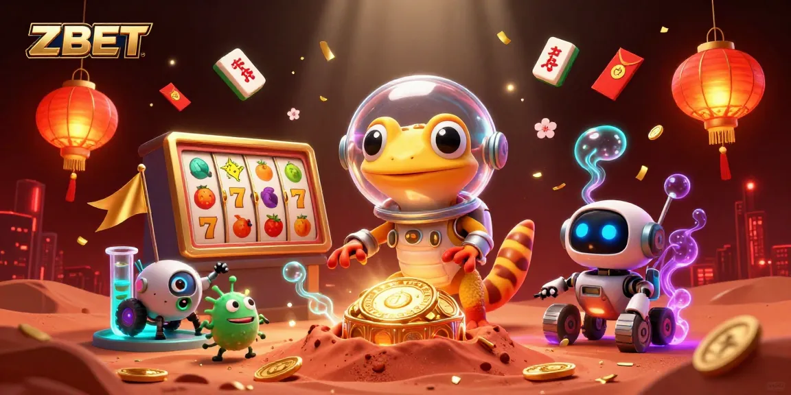 Engage with ZBET's exciting gaming universe discovering a golden casino on Mars.