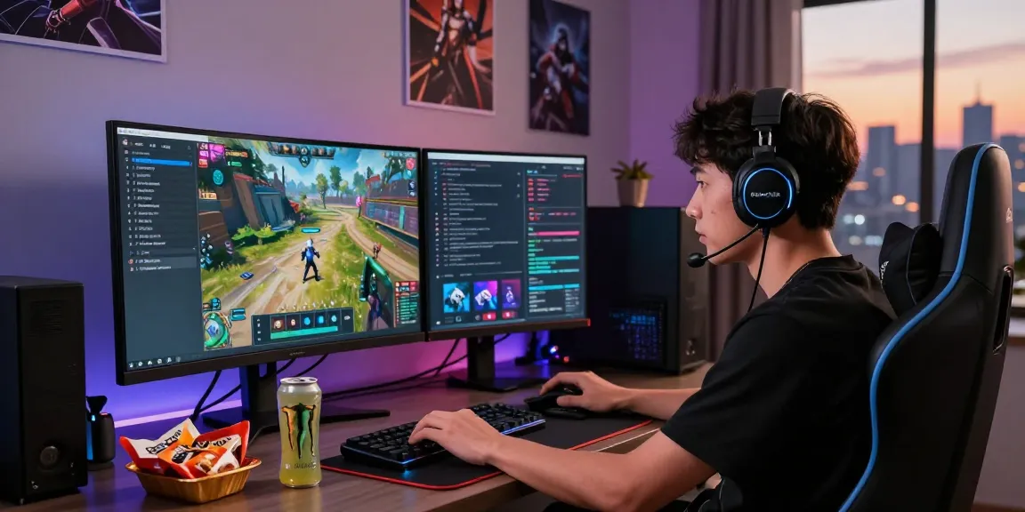 Gamer enjoying ROKOK88 platform with immersive gameplay and vibrant interface.