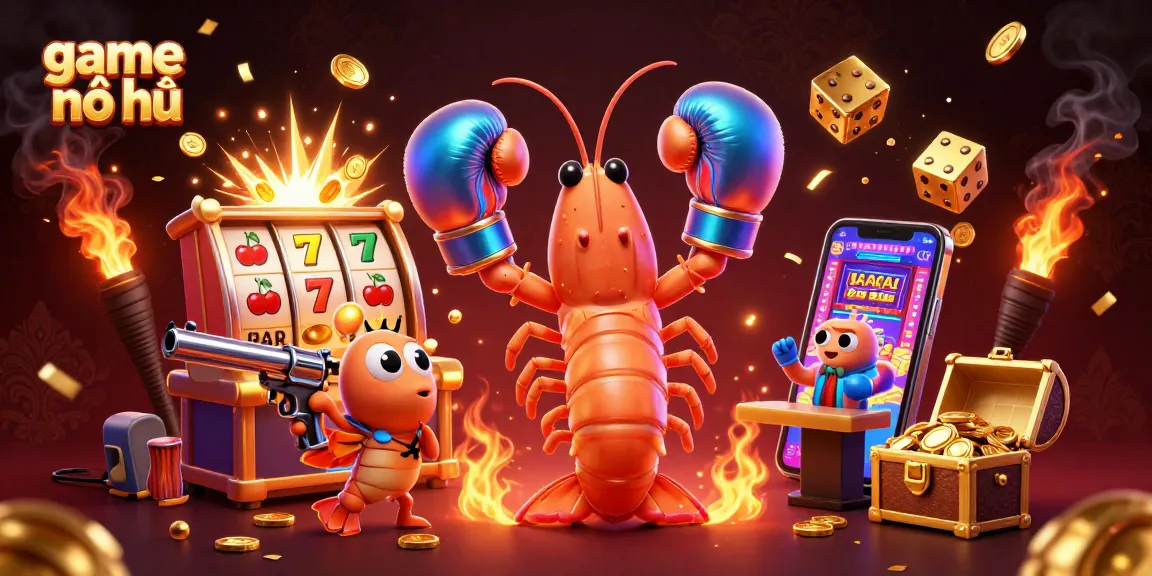 Experience thrilling game nổ hũ, featuring vibrant characters and exciting jackpot elements in a rich, dynamic scene.
