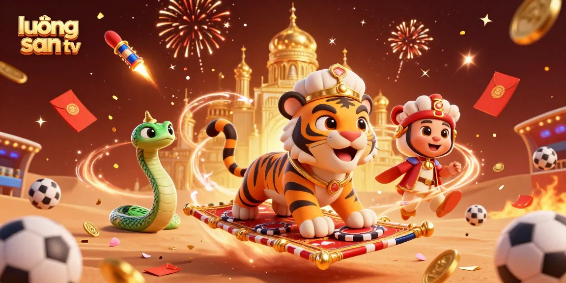 Experience thrilling sports betting action with lương sơn tv's vibrant casino elements in this dynamic scene.