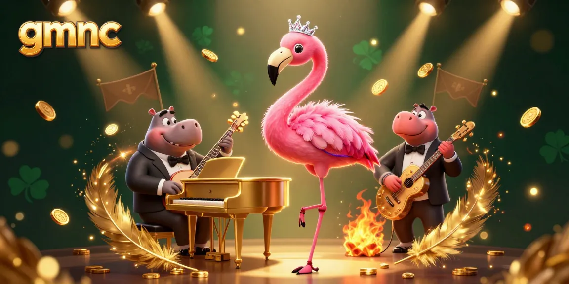 Experience the vibrant energy of gmnc with an engaging casino scene showcasing unique characters and dynamic elements.